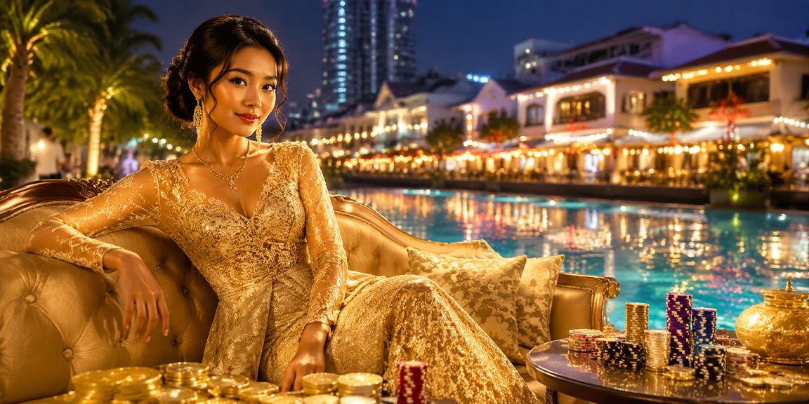 Pemain wanita Malaysia menikmati bonus cashback sambil bermain dalam talian di Melaka