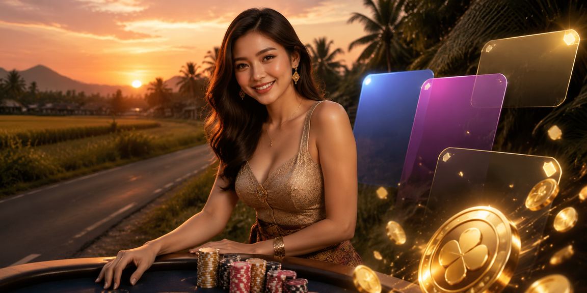 Suasana permainan kasino dalam talian gaya Malaysia dengan slot menarik